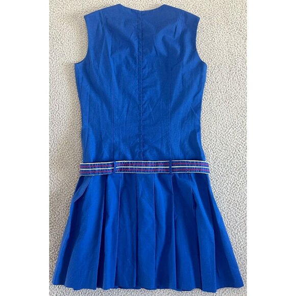 Vintage 50s Cheerleading Outfit Skirt Drum Line‎ Embroidered Belted - Picture 2 of 16